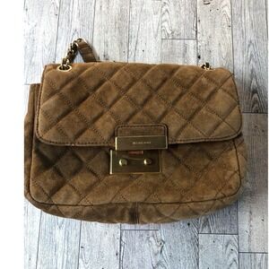 Michael Kors Quilted Suede‎ Shoulder Bag – Classic & Timeless